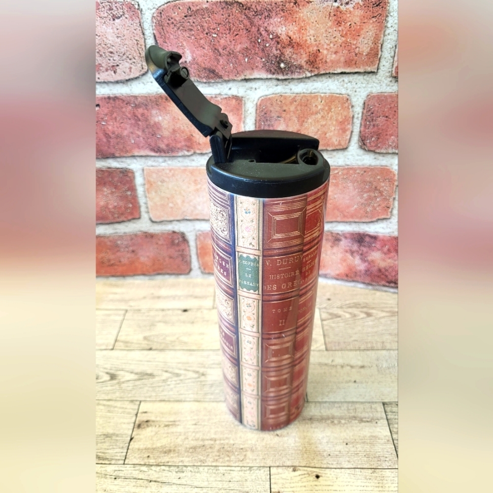Book themed travel cup
